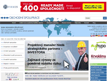 Tablet Screenshot of obchodnispoluprace.cz